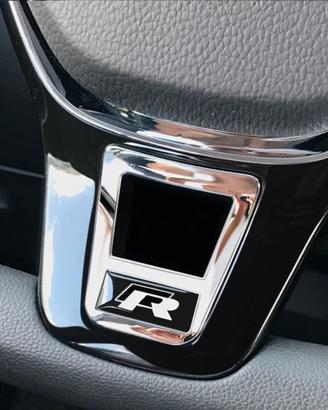 Logo R line volante stemma posteriore vw golf