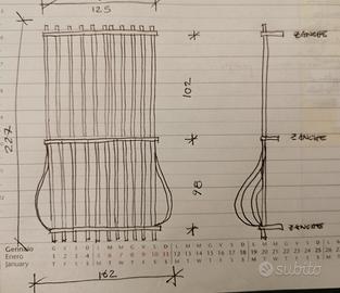 INFERRIATA PER FINESTRA 125CM X 277 CM