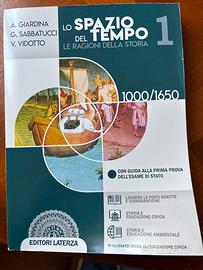 Libro di testo scolastico di storia