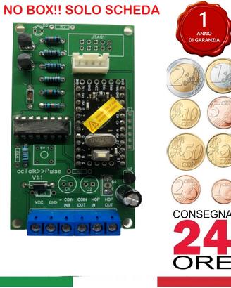 Convertitore di gettoniera cctalk a impulsi