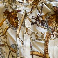 Shein Camicetta panna con disegni di catene