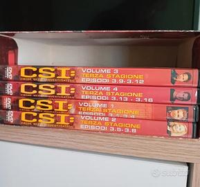 cofanetto CSI , terza stagione . primi 16 episodi 