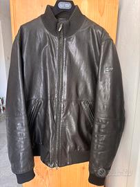 Giacca Armani Jeans Pelle taglia L