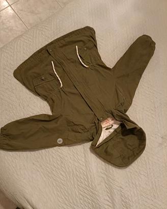 parka 2in1 obaibi per bambina 12-24m