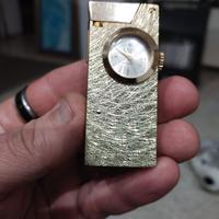 Accendino Vintage con Orologio Svizzero EMY-FLEX