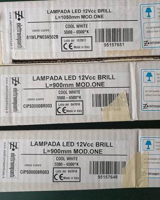 Barre lampade led nuove mai usate per cucina bagno