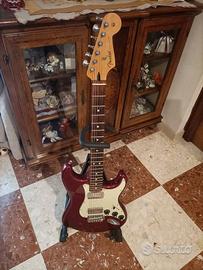 chitarra elettrica fender stratocaster blacktop