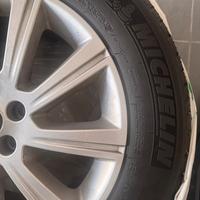4 cerchi in lega 18 + gomme michelin - 5x108