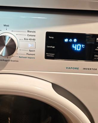 Lavatrice Whirlpool 8 kg Inverter - Vapore