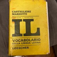 Dizionario italiano castiglioni mariotti