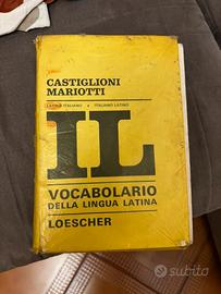 Dizionario italiano castiglioni mariotti