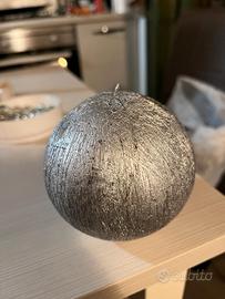 candela palla argentata 