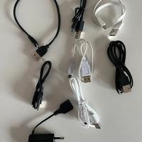 Cavi (x7) usb micro + caricabatteria usb