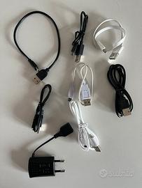 Cavi (x7) usb micro + caricabatteria usb