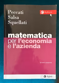 Libro “Matematica per l’economia e l’azienda” 