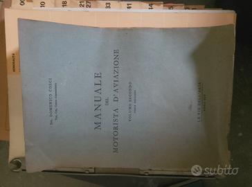 libri rari di meccanica vecchie auto