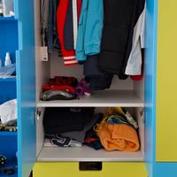 armadio STUVA IKEA azzurro/verde