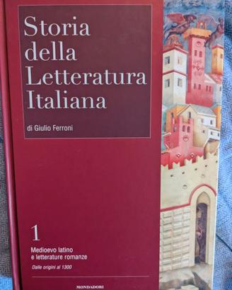 Serie Storia della Letteratura Italiana di Giulio 
