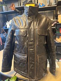 Giacca pelle uomo vintage Invicta tg m