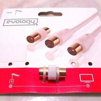 Connettore antenna tv maschio adattatore coassiale