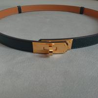 Cintura donna Hermès kelly 18 nera 