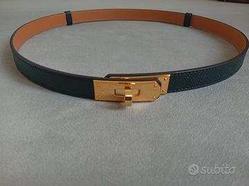 Cintura donna Hermès kelly 18 nera 