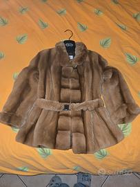 pelliccia biondo visone pellicceria  oberti