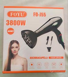 Asciuga capelli FoYu più accessori 