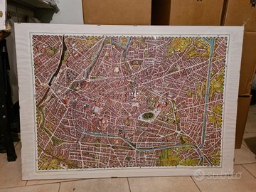 Cartina Padova 100x75 cm