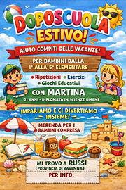 Baby sitter, Doposcuola estivo