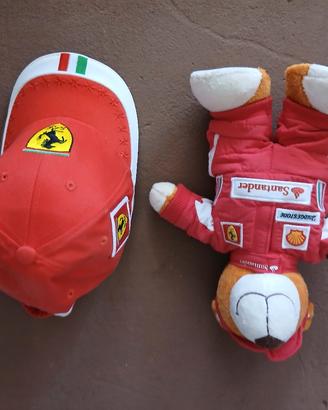 ferrari peluche + cappellino 