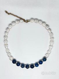 Collana Artigianale Italiana con Perle