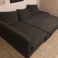 Divano 3 posti con sceslong estraibile