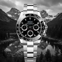 Seiko mod Daytona black dial
