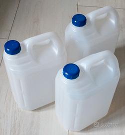 taniche di plastica da 5 litri