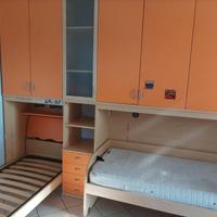Cameretta con letto doppio