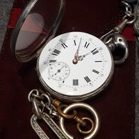 orologio cipolla francese in argento del XIXsec. 