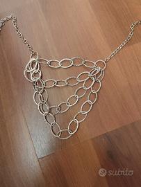 Collana bigiotteria dorata