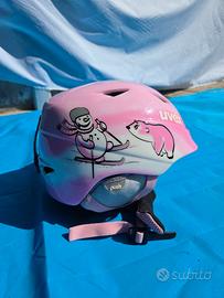 Casco sci bambina, marca Uvex, 46-50 cm