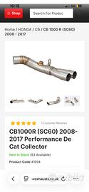 De catalizzatore cb 1000 r 2008 /2016