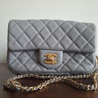 Chanel tracolla pelle