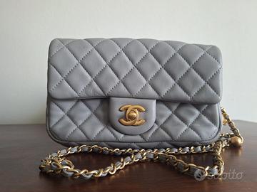 Chanel tracolla pelle