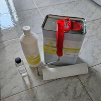 Kit resina esterno per pavimento colore cemento