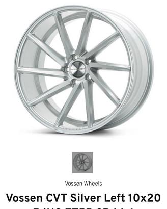4 cerchi Vossen CVT originali