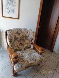 Poltrone in legno massello stile Vienna