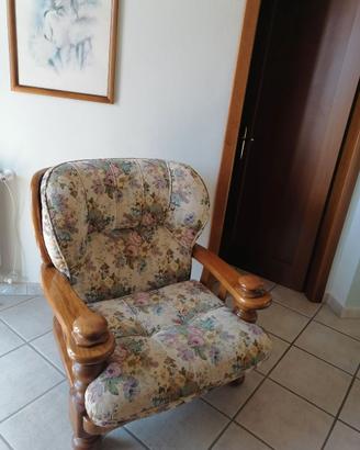 Poltrone in legno massello stile Vienna