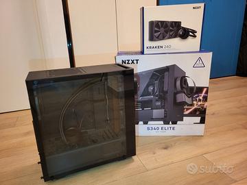 Case PC NZXT S340 Elite + AIO Kraken 240