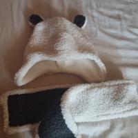 Sciarpa e cappello neonato 