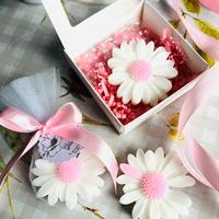 Bomboniere candela margherita per cerimonia