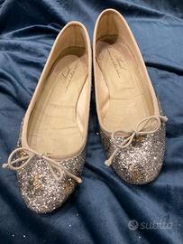 Ballerine maculate oro argento Anniel